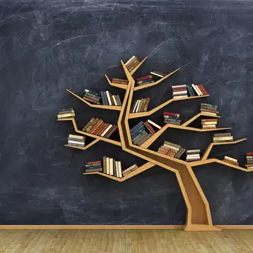 Tree having some books